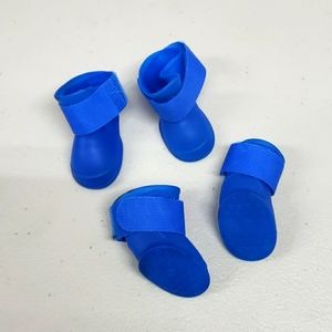 #119-13 Dogs Boots Dog Shoes Rain Boots Waterproof Solid